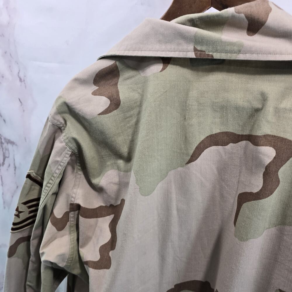 Vintage Desert Camo Jacket Mens Large Regular Coat Shirt 3 Color Air Force - Picture 6 of 11